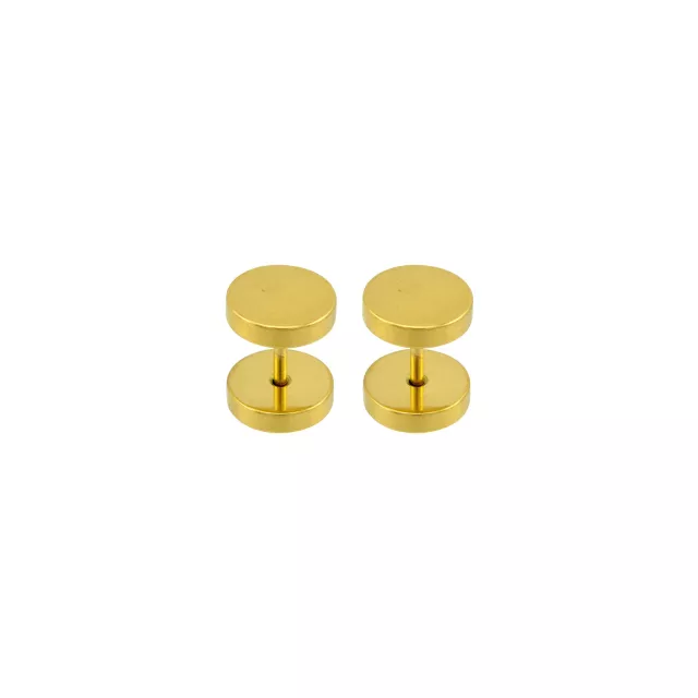 Titanium Goldtone Fake Plugs - 18 Gauge at Spencer's