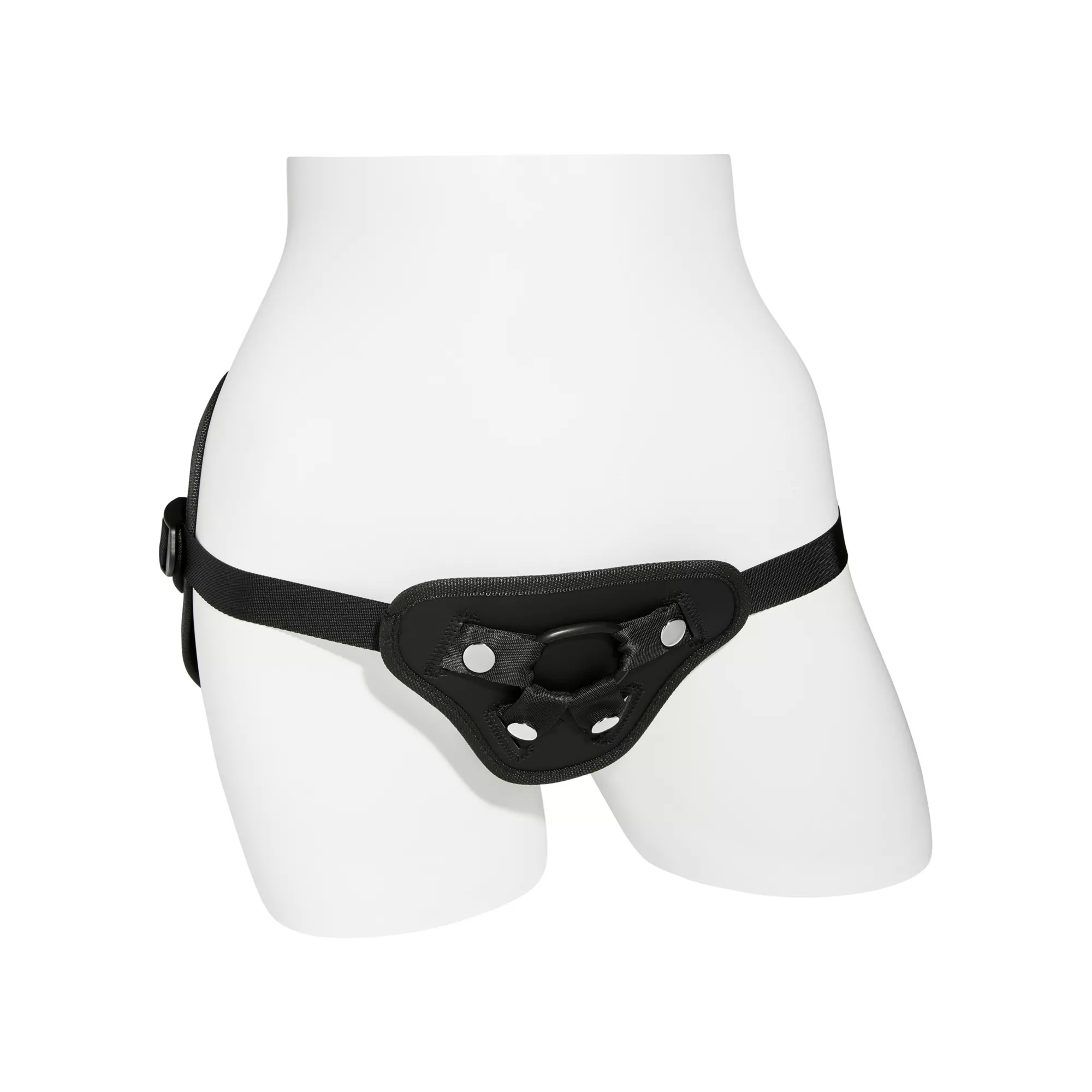 Giddy Up Vibrating Strap-On Harness with Cock Rings and Bullet Vibrator