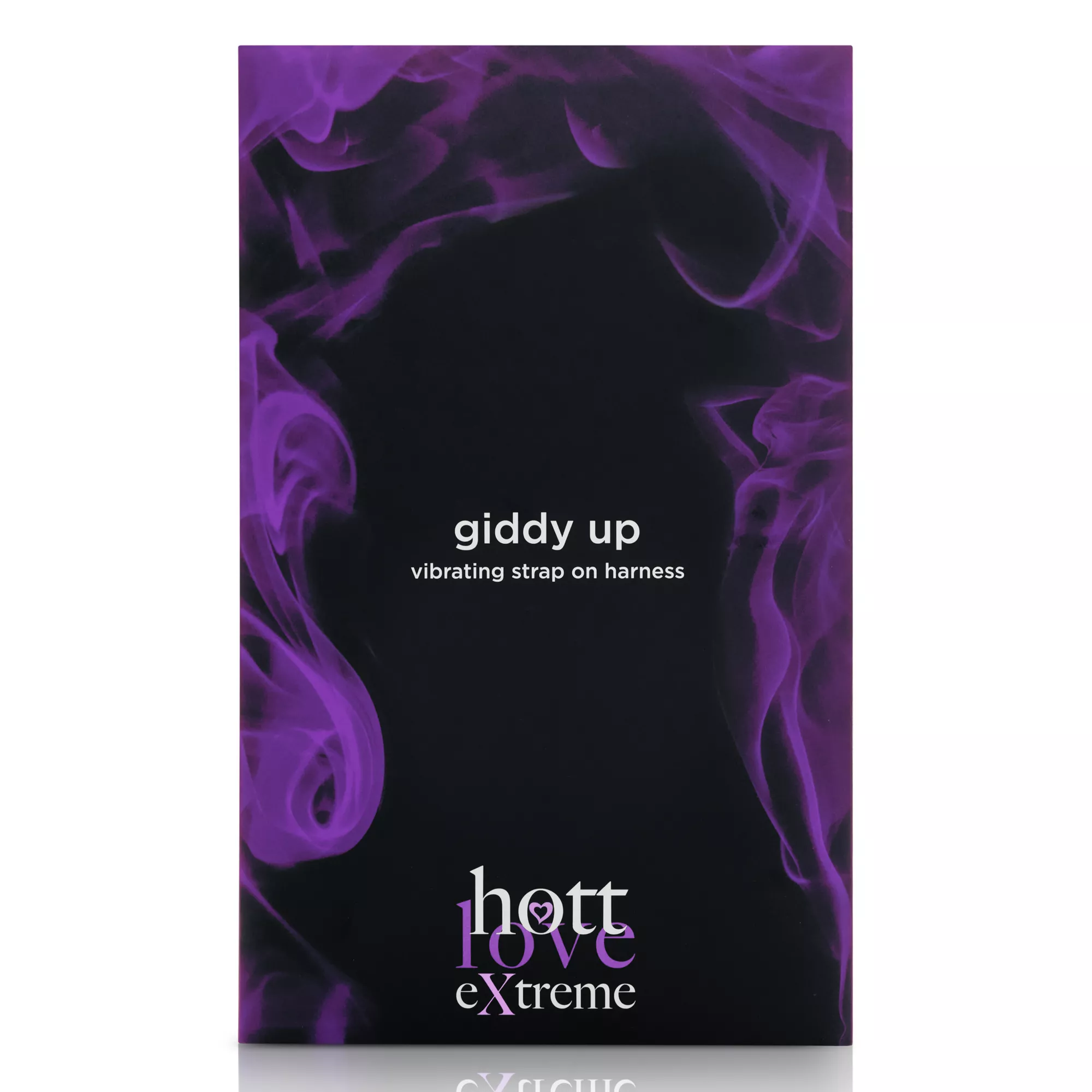 Giddy Up Vibrating Strap-On Harness with Cock Rings and Bullet Vibrator at Spencer's