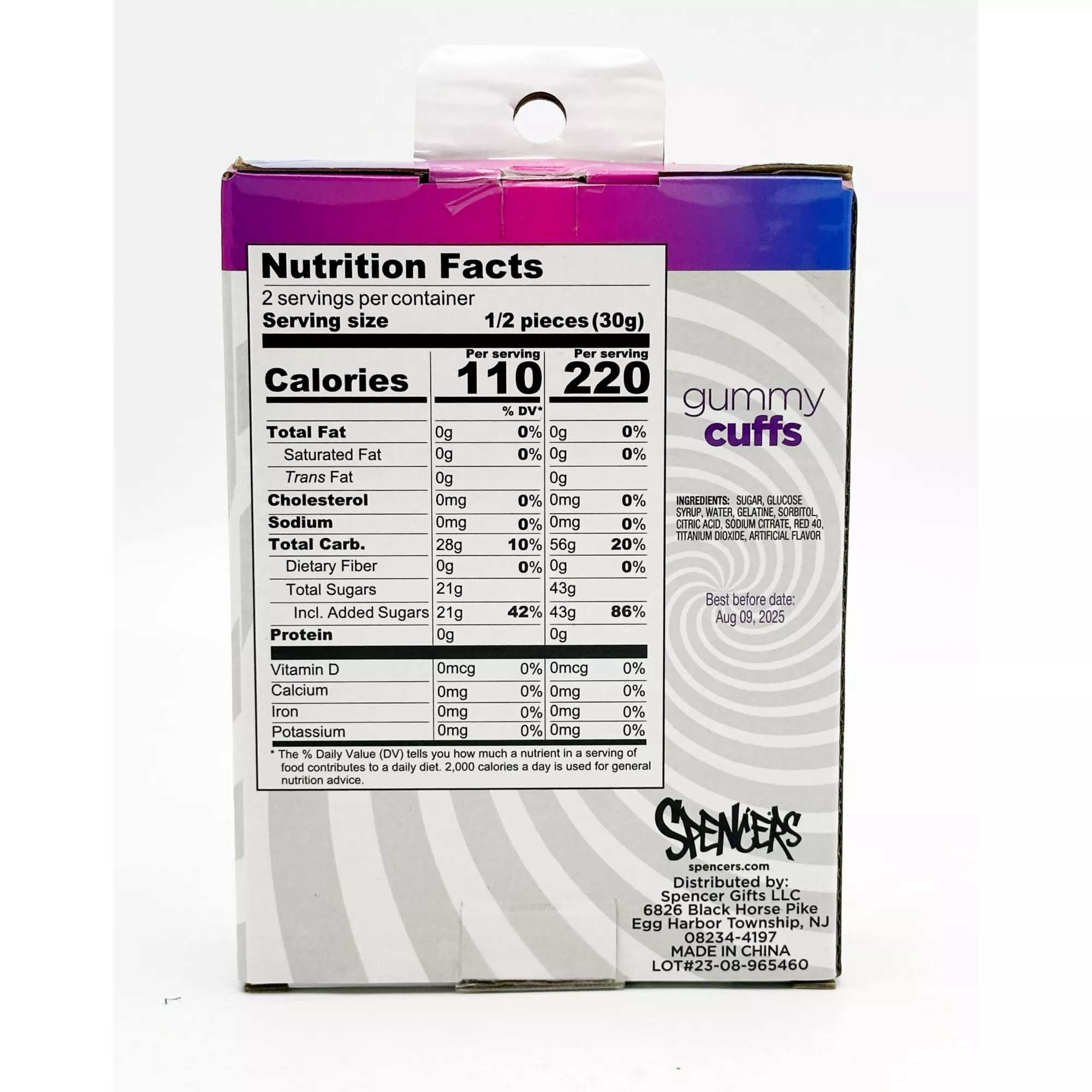 Gummy Cuffs at Spencer's