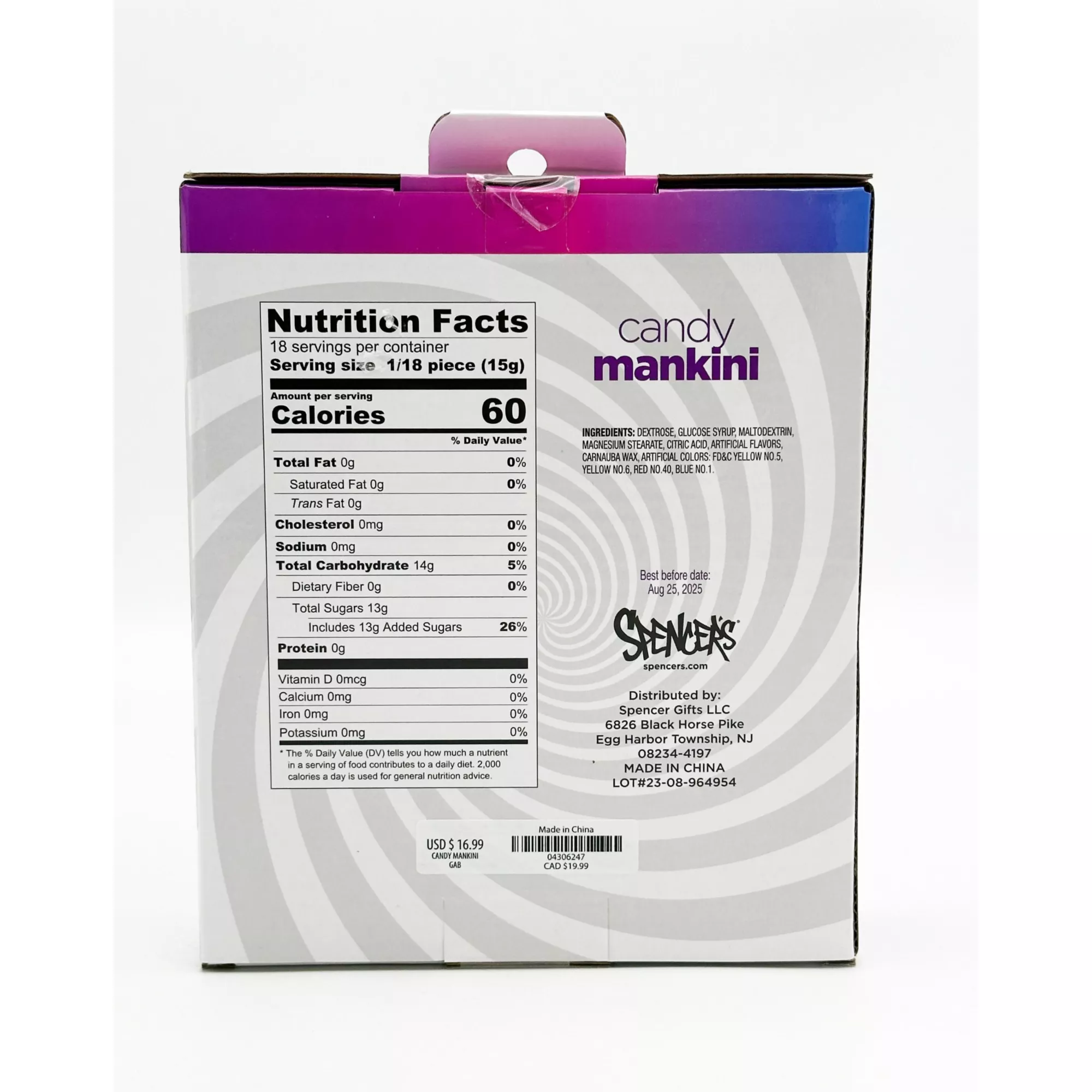 Candy Mankini at Spencer's