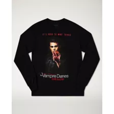 Long Sleeve Good To Want Things T Shirt - The Vampire Diaries at Spencer's