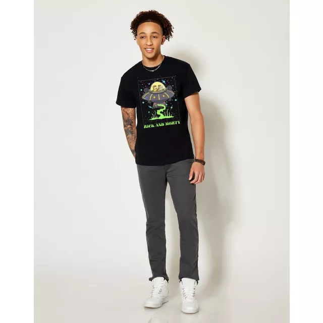 Rick and Morty Spaceship T Shirt at Spencer's