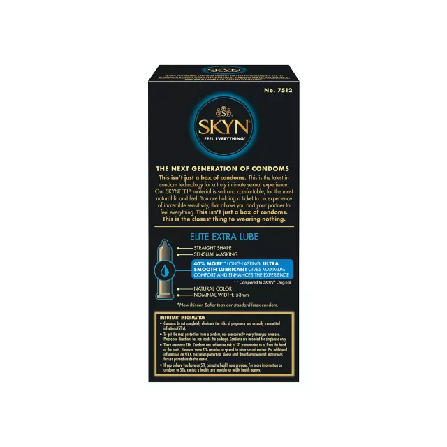 Skyn Non-Latex Extra Lube Condoms - 12 Pack at Spencer's