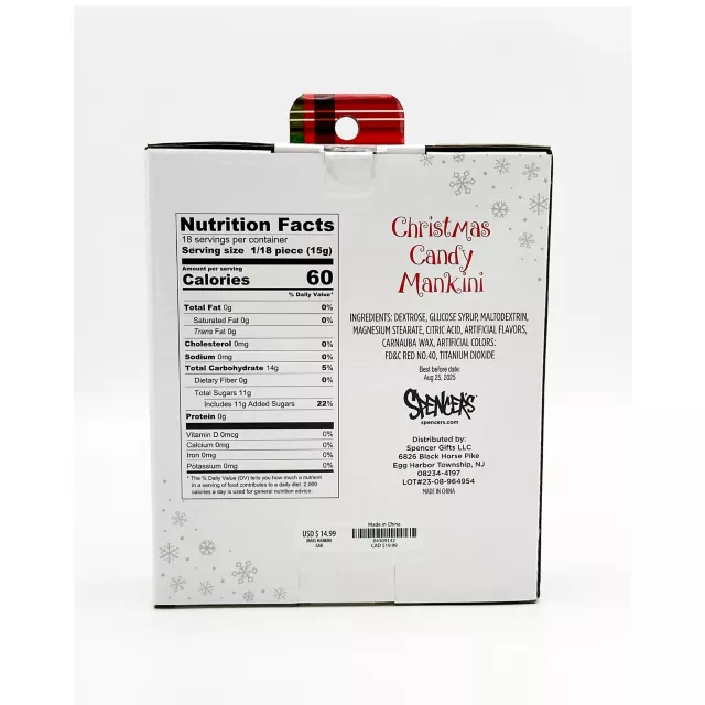 Christmas Candy Mankini at Spencer's