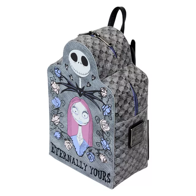 Loungefly Jack Skellington and Sally Gravestone Mini Backpack - The Nightmare Before Christmas at Spencer's
