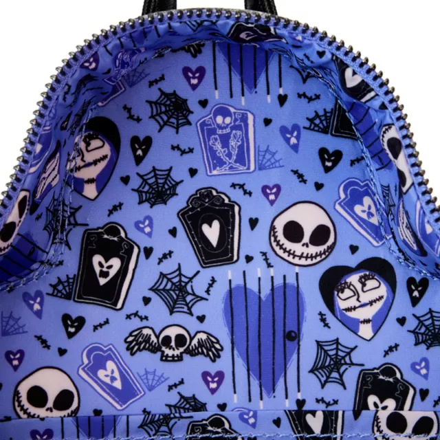 Loungefly Jack Skellington and Sally Gravestone Mini Backpack - The Nightmare Before Christmas at Spencer's