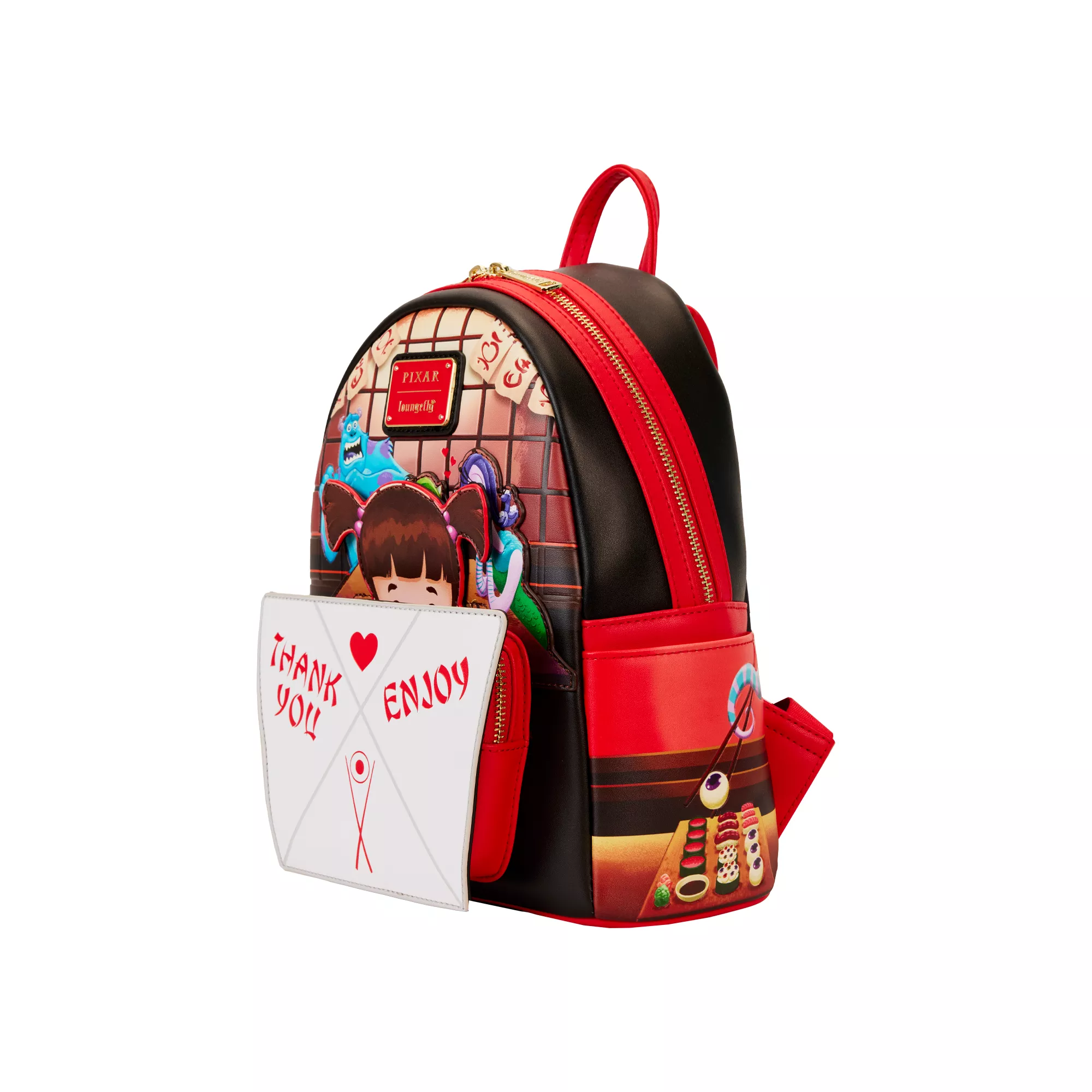 Loungefly Monsters, Inc. Takeout Mini Backpack at Spencer's