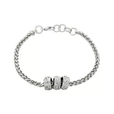Multi-Pack Leaf and Chain Link Bracelets - 4 Pack at Spencer's