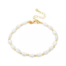 Multi-Pack Goldtone and Pearl-Effect Bracelets - 4 Pack at Spencer's