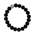 Smoky Black Long Distance Beaded Bracelets - 2 Pack at Spencer's