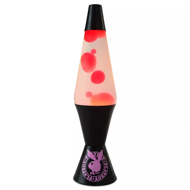 Playboy Bunny 17 Inch Lava Lamp Pink and Black at Spencer's