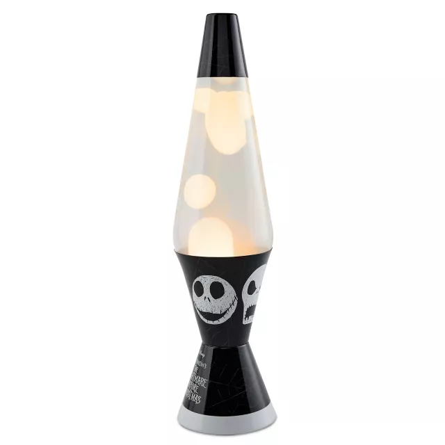 Black and White Jack Skellington Lava Lamp - The Nightmare Before Christmas