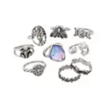 Multi-Pack Moth Pentagram Tree Rings - 9 Pack at Spencer's