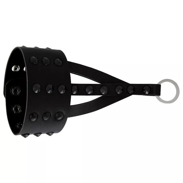 Black 3 Row Hand Wrap Cuff at Spencer's