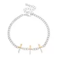 Multi-Pack Bone and Knife Bracelet Set - 5 Pack at Spencer's