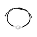 Multi-Pack Silver and Black Spike Chain Bracelets - 5 Pack at Spencer's