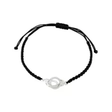 Multi-Pack Silver and Black Spike Chain Bracelets - 5 Pack at Spencer's