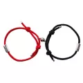 Black and Red Long Distance Cord Bracelets - 2 Pack at Spencer's