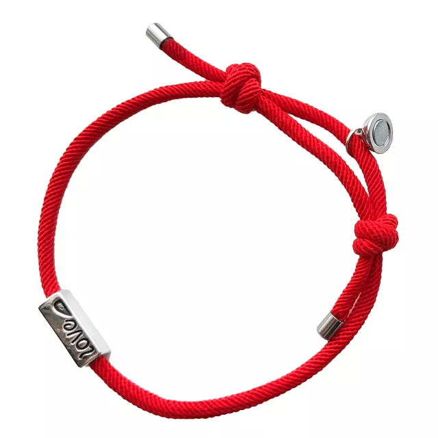 Black and Red Long Distance Cord Bracelets - 2 Pack at Spencer's