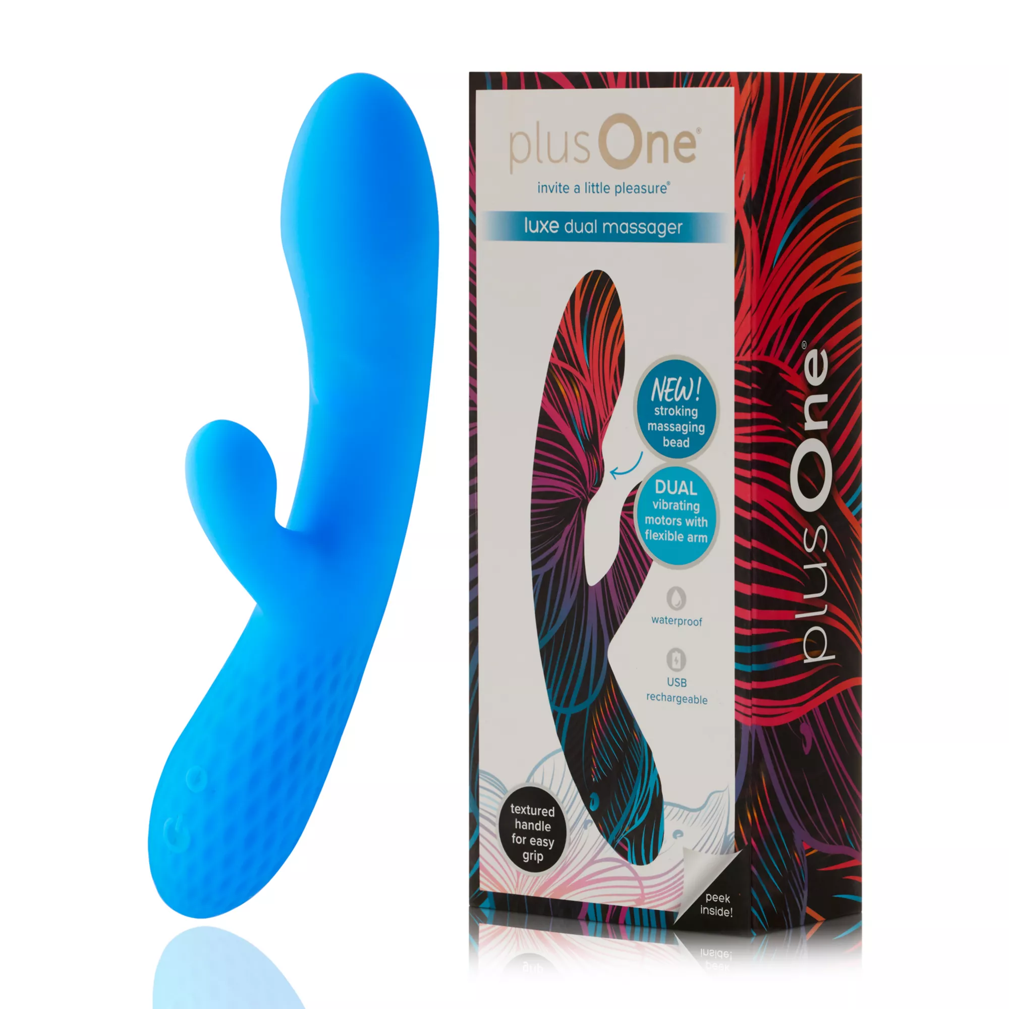 plusOne Luxe G-Spot Dual Massager at Spencer's