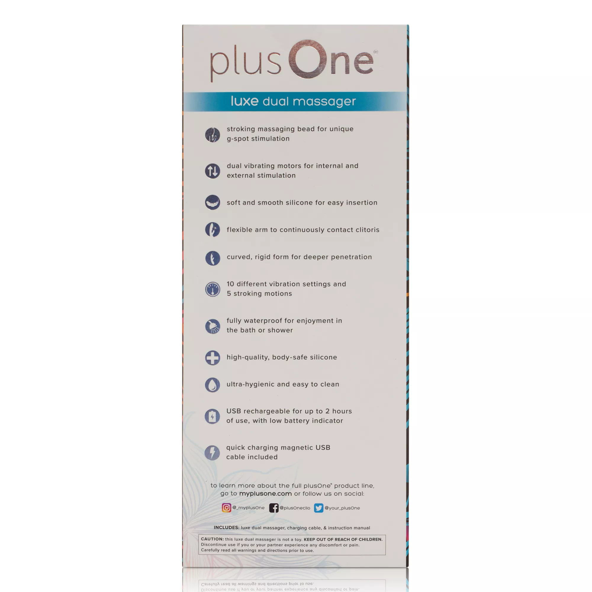 plusOne Luxe G-Spot Dual Massager at Spencer's