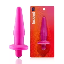 Buzzed AF Vibrating Butt Plug - 5 Inch at Spencer's