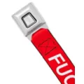 Buckle-Down Red Fuck Off Seatbelt Belt at Spencer's