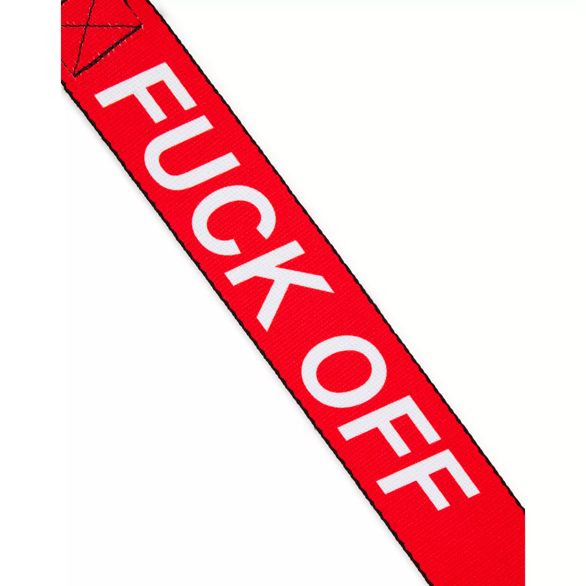 Buckle-Down Red Fuck Off Seatbelt Belt at Spencer's