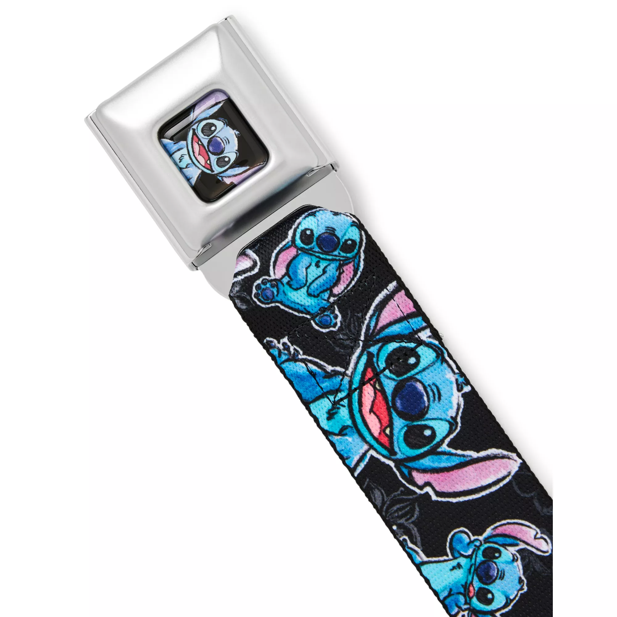 Buckle-Down Stitch Poses Seatbelt Belt - Lilo & Stitch at Spencer's
