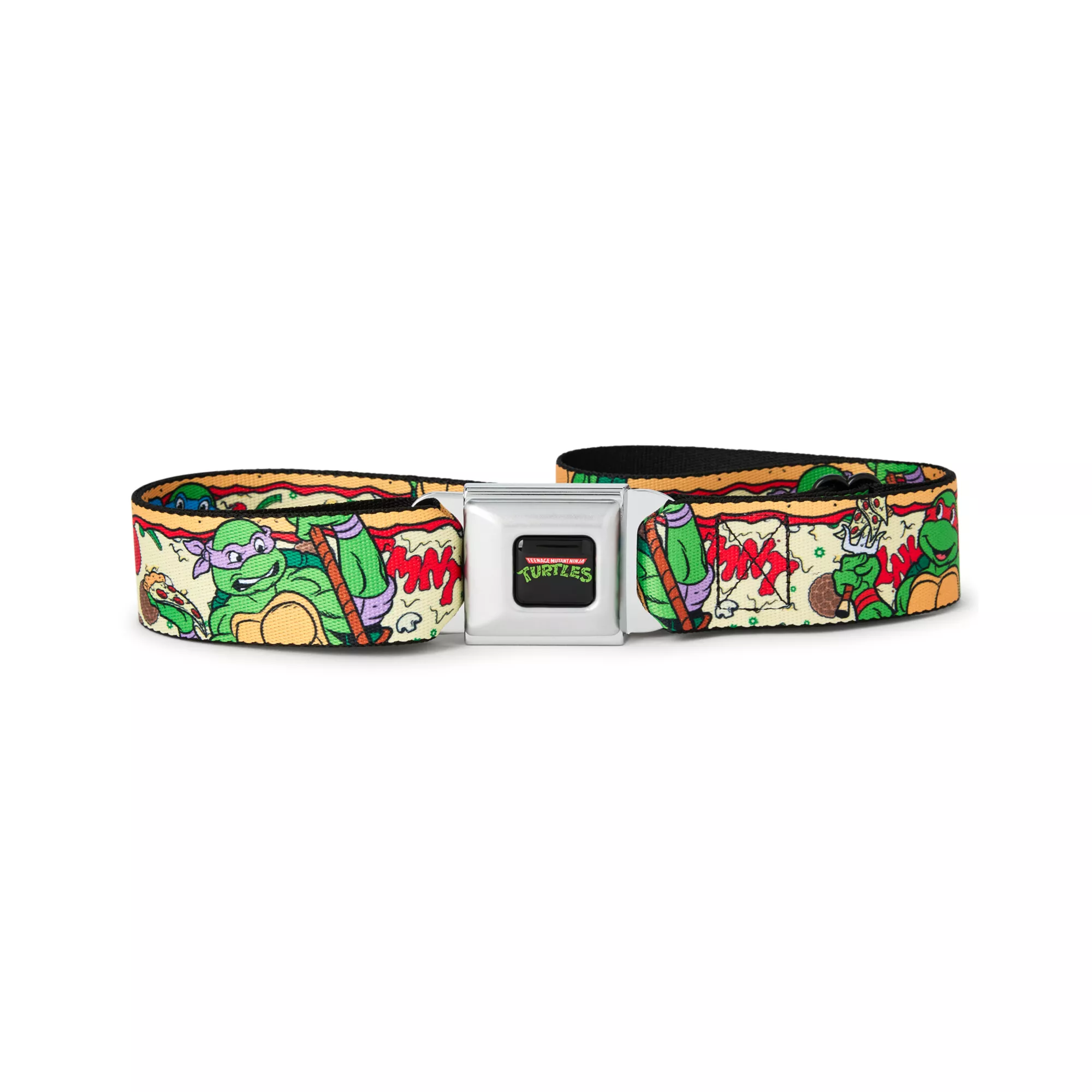 Buckle-Down Pizza Seatbelt Belt - Teenage Mutant Ninja Turtles at Spencer's