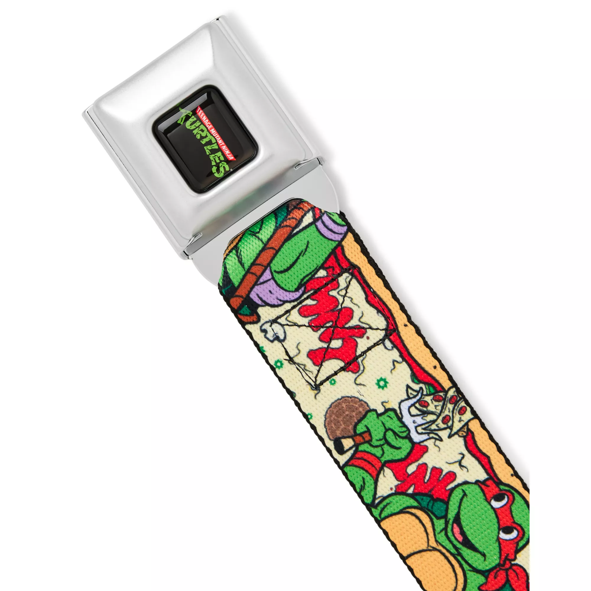 Buckle-Down Pizza Seatbelt Belt - Teenage Mutant Ninja Turtles at Spencer's