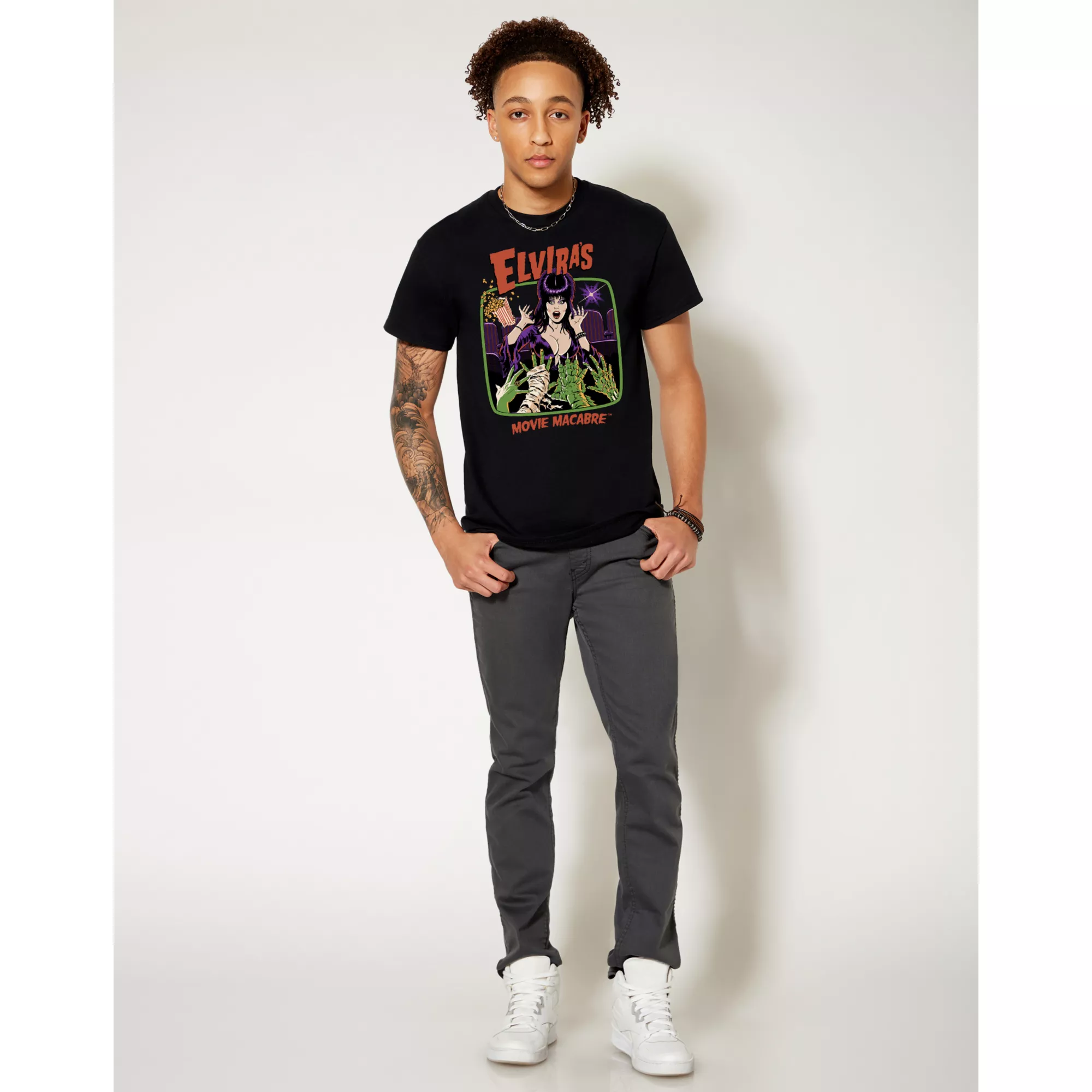 Elvira's Movie Macabre T Shirt at Spencer's