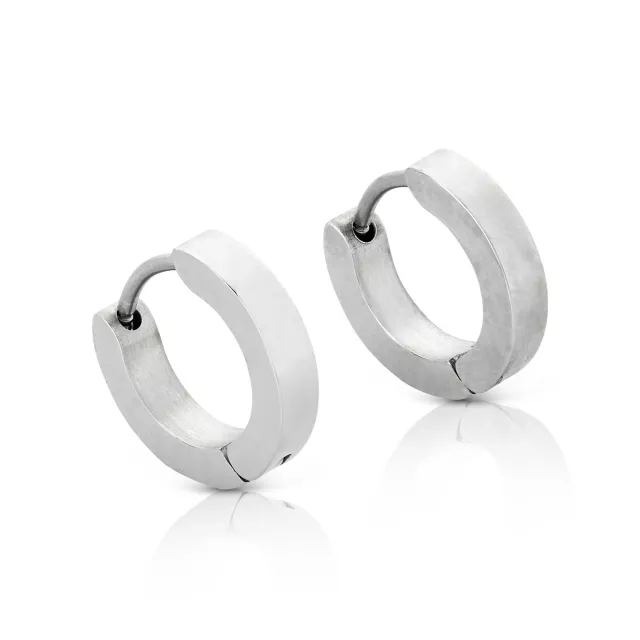 Multi-Pack CZ Playboy Titanium Bunny Hoop Huggie Dangle Earrings 3 Pack - 18 Gauge at Spencer's