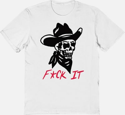 Cowboy Skull T Shirt 