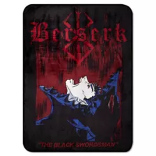 The Black Swordsman Fleece Blanket - Berserk at Spencer's