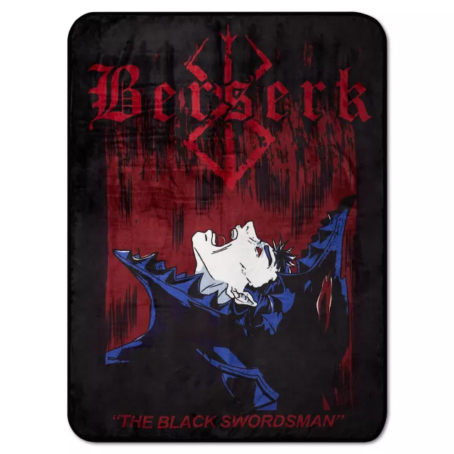 The Black Swordsman Fleece Blanket - Berserk at Spencer's