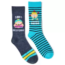 South Park Beefcake Crew Socks - 2 Pack at Spencer's