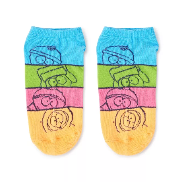 Multi-Pack South Park Characters No Show Socks - 5 Pack at Spencer's