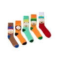 South Park Character Faces Crew Socks - 5 Pack at Spencer's