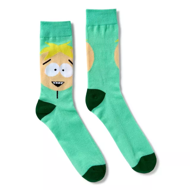 South Park Character Faces Crew Socks - 5 Pack at Spencer's