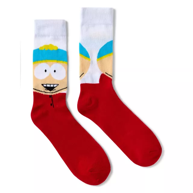 South Park Character Faces Crew Socks - 5 Pack at Spencer's