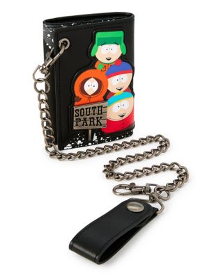 South Park Silhouette Zip Around Wallet – Vegan Leather, Fits Phone, Detachable Strap, Officially Licensed Comedy Central