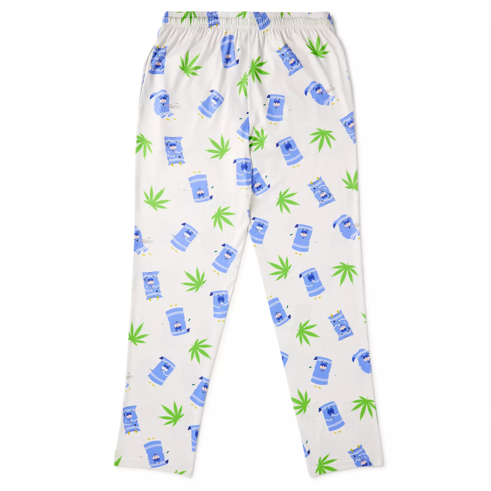 Towelie Pot Leaf Pajama Pants - South Park