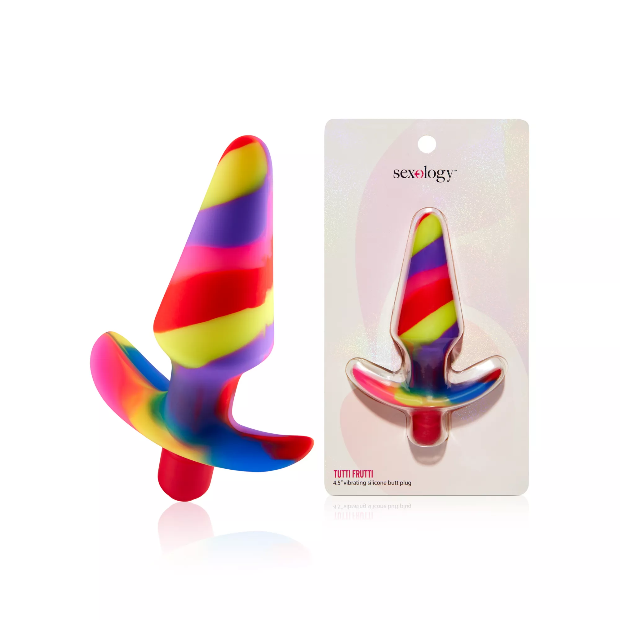Tutti Frutti 10-Function Vibrating Butt Plug 4.5 Inch - Sexology at Spencer's