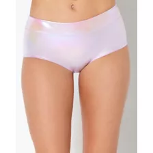 Light Purple Iridescent Booty Shorts at Spencer's
