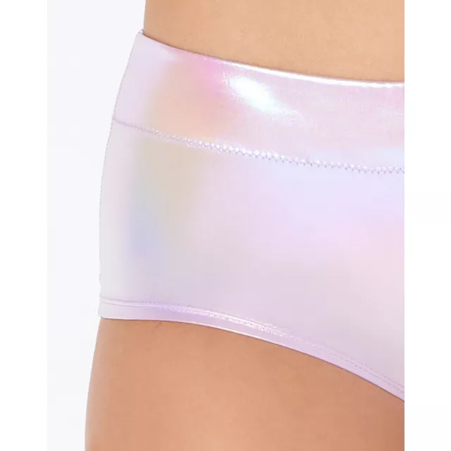Light Purple Iridescent Booty Shorts at Spencer's