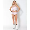 Light Purple Iridescent Booty Shorts at Spencer's
