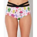 Pink Space Print Booty Shorts at Spencer's