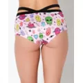 Pink Space Print Booty Shorts at Spencer's